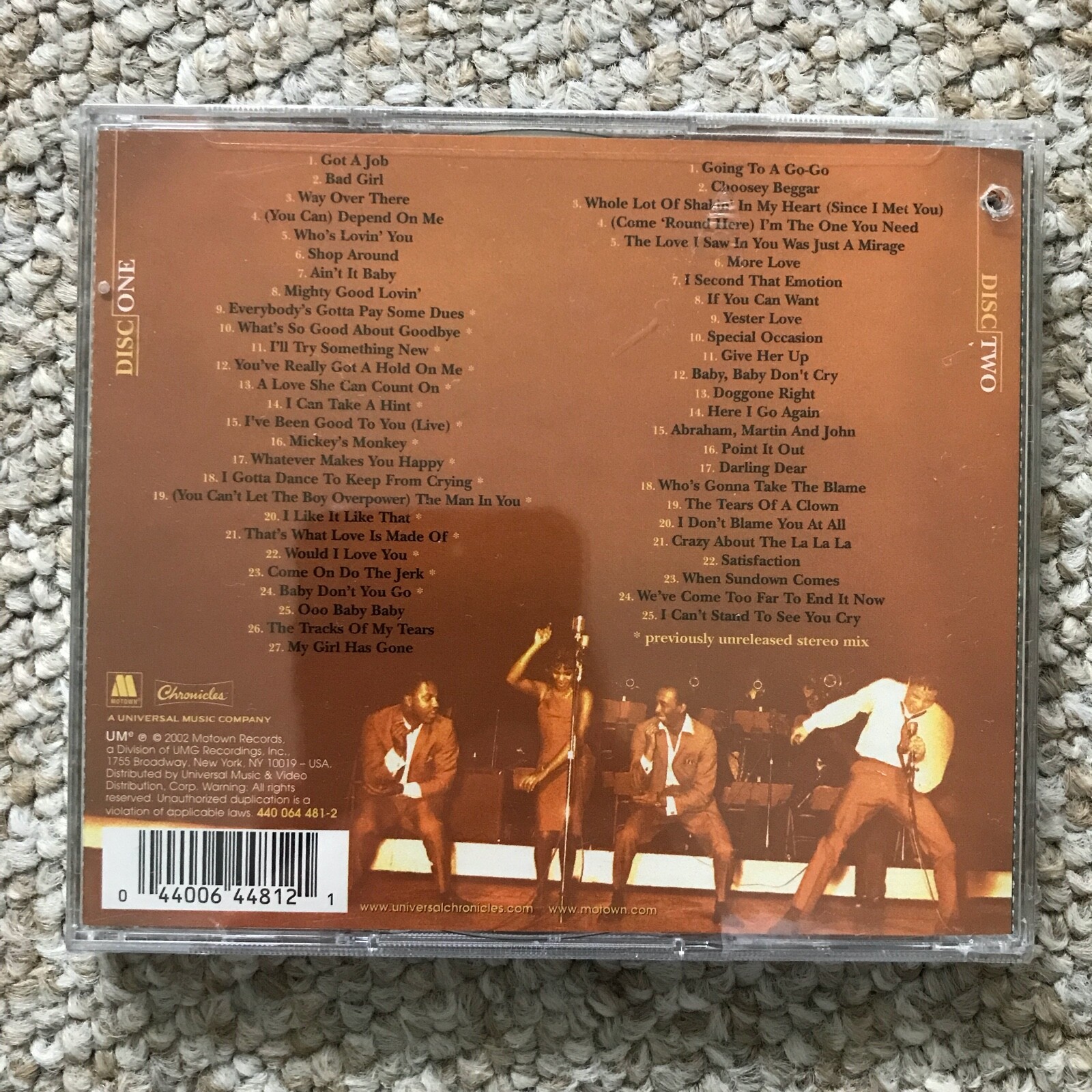 Smokey Robinson The Miracles Ooo BabyBaby Anthology 2xCD 2002  