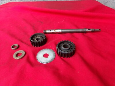 DUCATI SUPER BIKE 1198 LAYSHAFT W/ DRIVE BELT PULLEYS TIMING 2010 OEM NICE