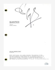 Priyanka Chopra Signed Autographed Quantico Pilot Script Screenplay ACOA COA