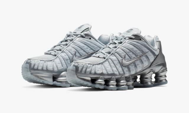 Nike Shox TL Women's Shoes - Pure Platinum & Metallic Silver
