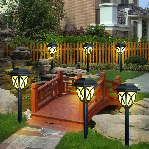 6X LED Solar Laterne Gartenleuchte Gartenlampe Solarleuchte Solarlampe Terrasse - Bild 13 von 23