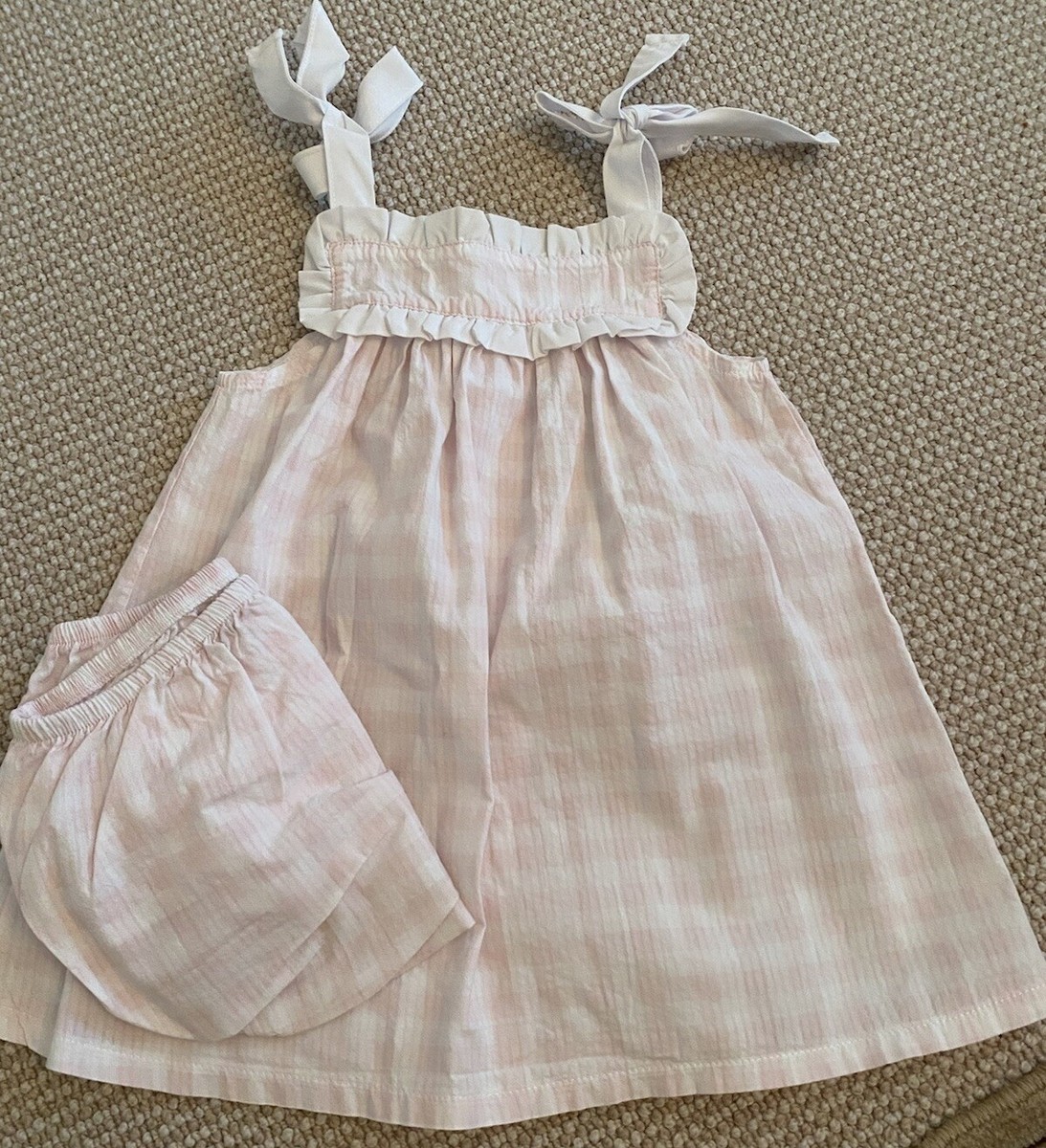 open lace back dress Babidu Little Dots Dress