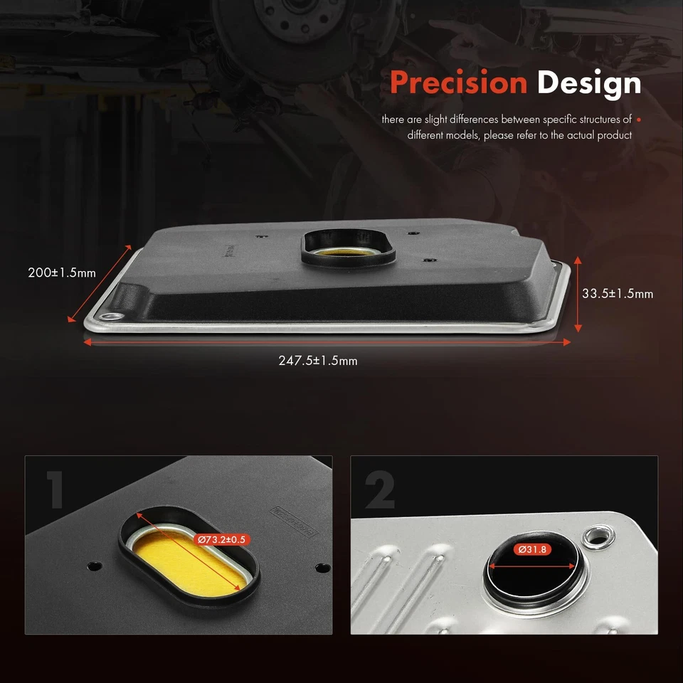 Automatic Transmission Filter for Audi A6/ A8 Quattro RS6 S6 S8 BMW 540i X5 Z8 - Image 3 of 4