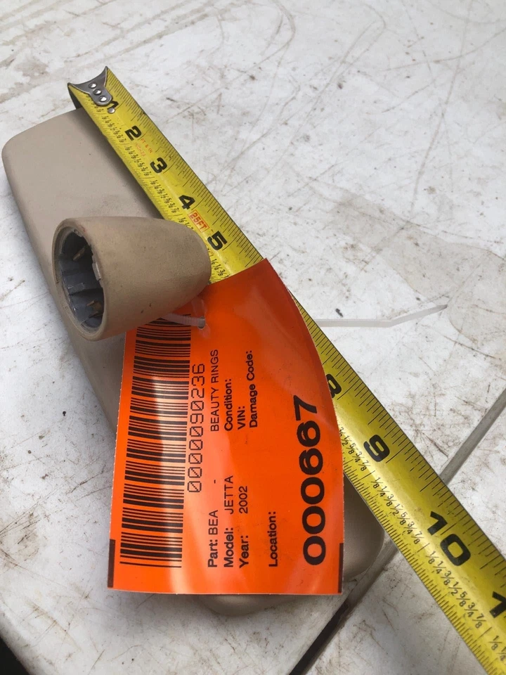 2000 - 2007 VOLKSWAGEN JETTA GLS Rear View Mirror w/ Automatic Dimming OEM - Image 3 of 4