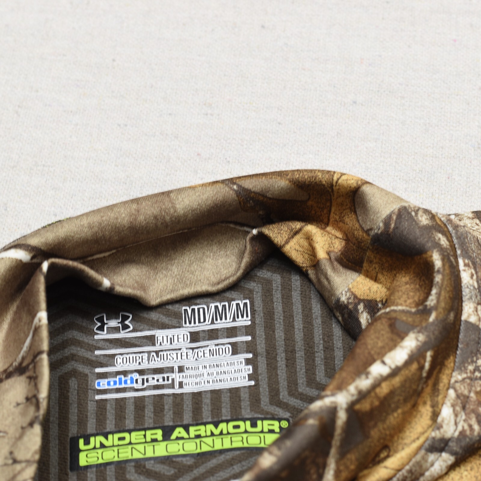 Under Armour Men Pullover Polyester Brown Size M … - image 8