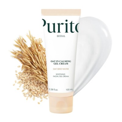 Korean Oat In Calming Gel Cream Oat Seed Water for Hydration Sensitive Skin