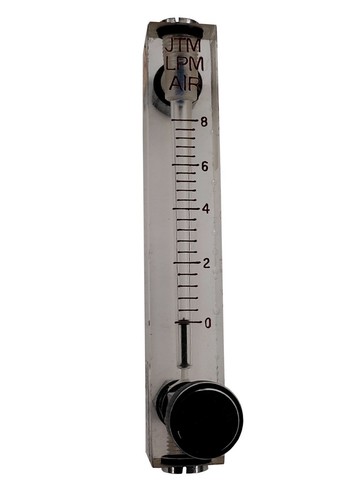 Air Rotameter Acrylic Body With Regulator, Connection SS Material Size: 1/4" BSP - Picture 11 of 19
