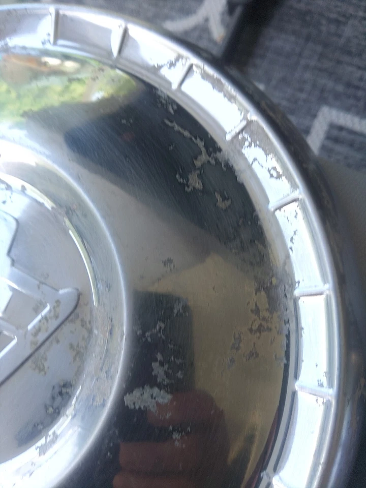 3 Tapacubos American Motors Eagle Cubiertas de rueda POVERTY PERRO PLATO FABRICANTE ORIGINAL 10 pulgadas. Foto 4 de 4