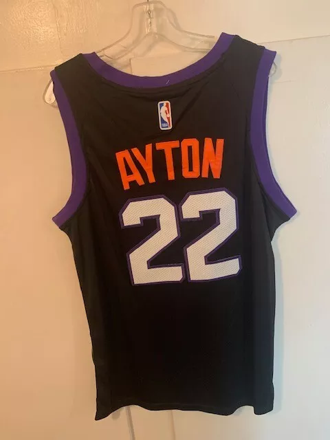 AYTON#22 Phoenix Suns Purple NBA Jersey