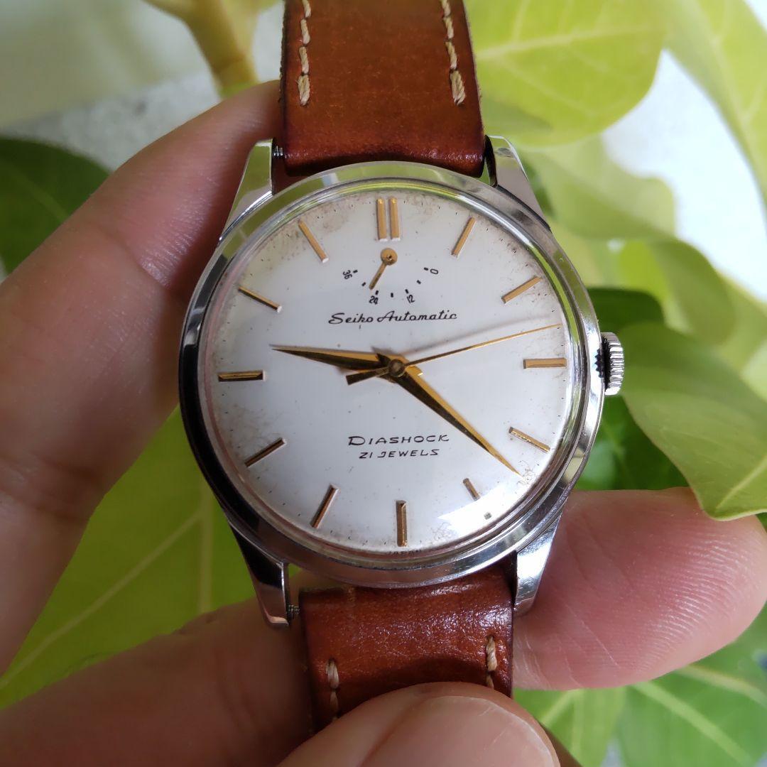 時計 SEIKO DIASHOCK 23JEWLES Seiko Vintage Diashock 21 Jewels Stainless Steel Automatic