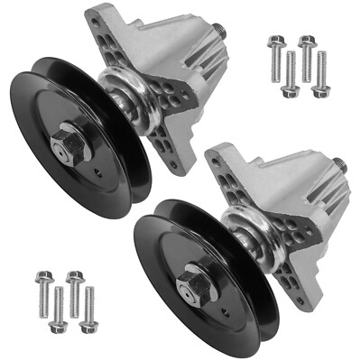 Caltric 618-06980 918-06980 285707 Spindle For Cub Cadet Troy-Bilt MTD Ryobi 50''