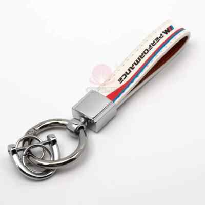 M Performance Schlüsselanhänger Ledermischung Schlüsselanhänger Karabiner BMW M Sport