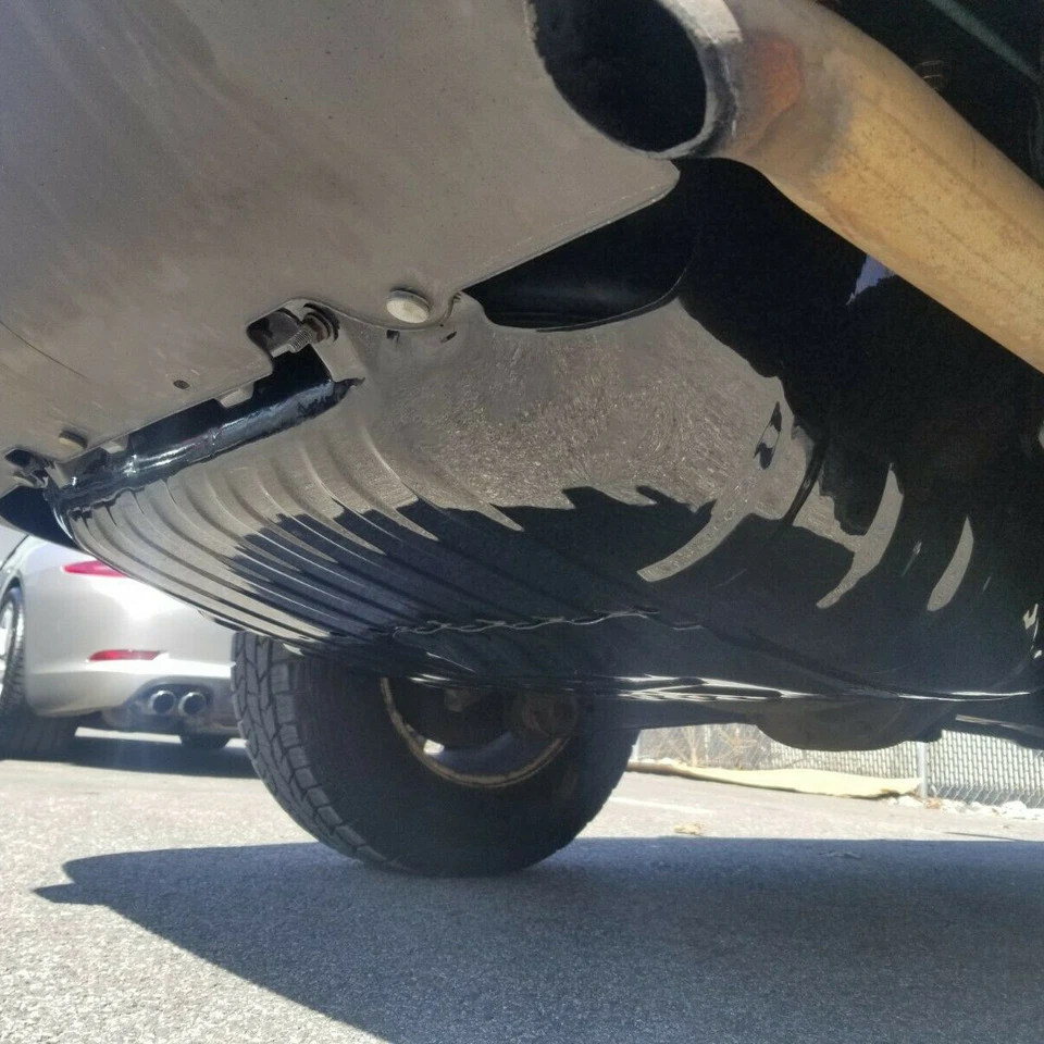 NEW Fuel Tank Skid Plate w/ STRAPS For 1999-2004 99-04 Jeep Grand Cherokee Foto 2 de 4