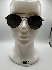 New Vintage Revolution Eyewear With SunShade RE012 Black 48 20 140