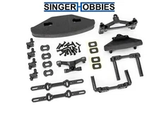 Traxxas 10518 Body Mounts F/R / Posts / Sliders 4-TEC 2.0 DRIFT TRA1