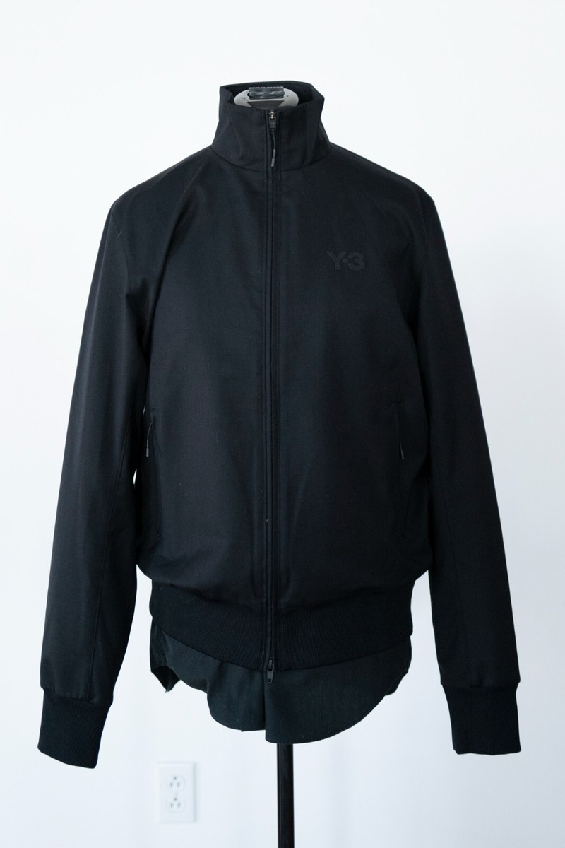 Y-3 Black Wool Jacket Sz. M | eBay