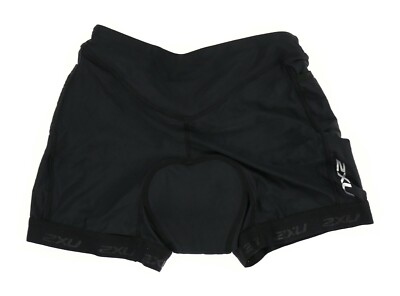 2XU 240967 Womens Low Rise Workout Activewear Shorts Black Size