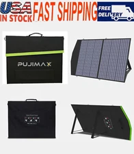 PUJIMAX 18V Portable power station Foldable Solar Panel & Kits Solar Output 100W