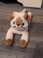 TY Beanie Baby Retired Snip The Siamese Cat 1996 With Tags