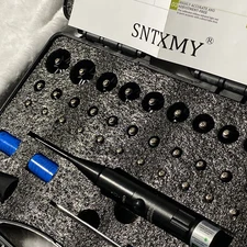 CVLIFE Professional Laser Bore Sight Kit with 32 Adapters Fit 0.17 to 12GA Calib