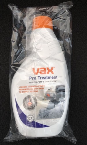 Vax Solution Vax Pre-Treatment 250ml Carpet Upholstery Solution Genuine Vax Solution ...