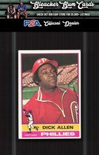 1976 Topps 455 Dick Allen Creased