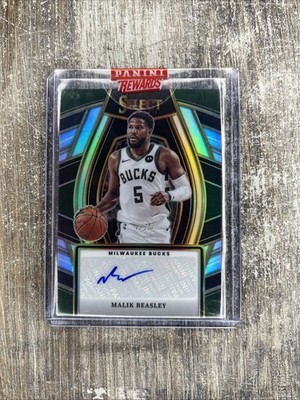 2023-24 Panini Select Malik Beasley Auto SSS-MBM