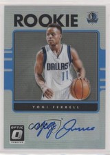 2016 Donruss Optic Rookie Signatures Holo Silver Prizm Yogi Ferrell #37 Auto 2p6