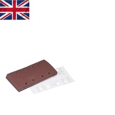 High-Performance 320 Grit Sandpaper Sheets with Precise Dust Extraction Holes