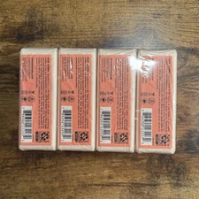 (4) Shea Moisture Coconut Hibiscus Shea Butter Soap Bars w/ Songyi Mushroom-8 oz