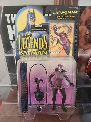 Legends of Batman 1994 Catwoman w/ Quick-Climb Claw & Capture Net, MIP 