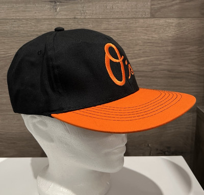 Baltimore Orioles O's DAP Brand Baseball MLB Black & Orange Cap/Hat Adjustable