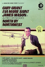 MGM North By Northwest Betamax Videocassette Cary Grant Alfred Hitchcock PG NTSC