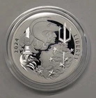 2024 Liberty & Britannia 1 oz Silver Proof Medal. In Capsule