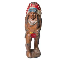 Manoil M38a Toy Soldier Indian with Knives Toes Off Base Vintage Dimestore