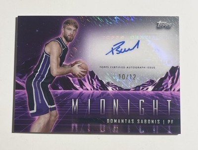 2023-24 Topps Midnight Basketball Domantas Sabonis Horizon Signatures Auto 10/12