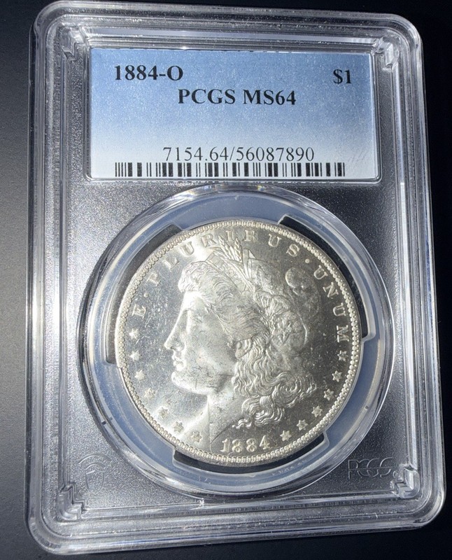 1884-O Morgan Silver Dollar PCGS MS64 - Choice Uncirculated - New Orleans Mint