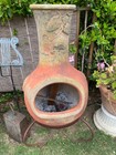 Large Antique  Terra Cotta Chimney Top Pot Garden Ornament Pottery — photo 1