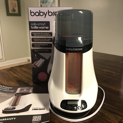 Baby Brezza Safe Smart Baby Bottle Warmer w/ Bluetooth Control Breastmilk Warmer