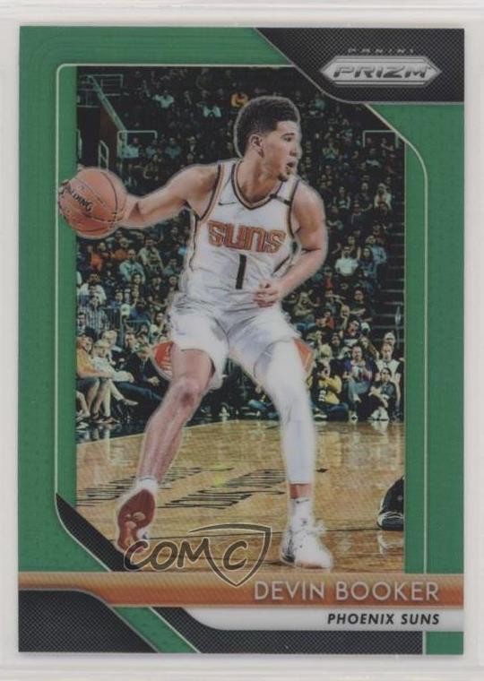 2018-19 Panini Prizm Green Prizm Devin Booker #11