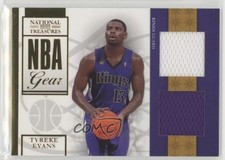 2009-10 Playoff National Treasures NBA Gear Combos 22/25 Tyreke Evans #7 0c2