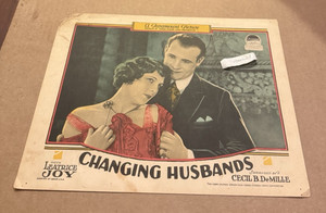 LEATRICE JOY SILENT LOBBY CARD CHANGING HUSBANDS 1925 CECIL B DEMILLE VARCONI