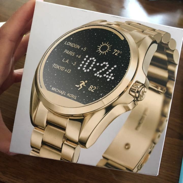 MICHAEL KORS ACCESS ゴールド腕時計 Michael Kors Access Bradshaw 2 44mm Case Rose Gold-Tone Stainless