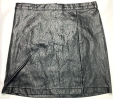 Art Class Girls Size L 10 12 Faux Leather Zip Close Pencil Skirt