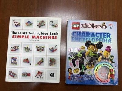Lego Technic Idea Book And Lego Mini figures Character Encyclopedia