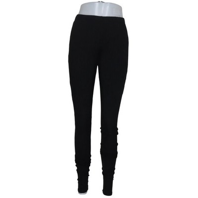 Rebecca Stella Basic, Leggings, Größe: 36, Schwarz, Nadelstreifen #Rxl