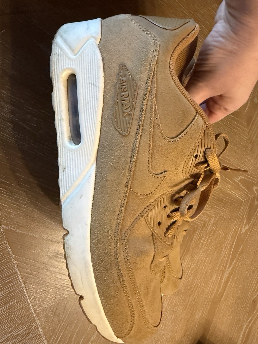 スニーカー NIKE AIR MAX 90 ultra Nike Air Max 90 Ultra 2.0 LTR Leather Flax/Wheat/Gum Mens 11.5