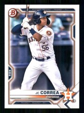 2021 Bowman Draft #BD-29 JC Correa Houston Astros 63437