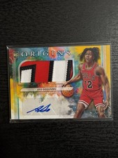 2021 Ayo Dosunmu Gold Origins Patch Autograph /10