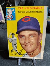 1954 Topps #7 Ted Kluszewski Cincinnati Redlegs  Vintage Baseball Card 